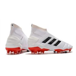 fodboldstøvler til mænd adidas Predator Mania 19 + FG ADV Hvid Sort Rød_5.jpg